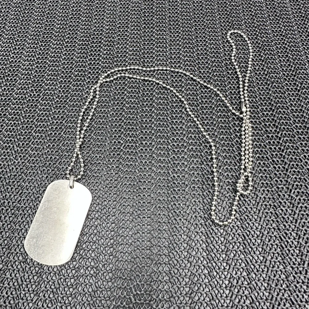 Dale Earnhardt Senior Number Three Nascar Dog Tag Necklace Pendant Chain Forever